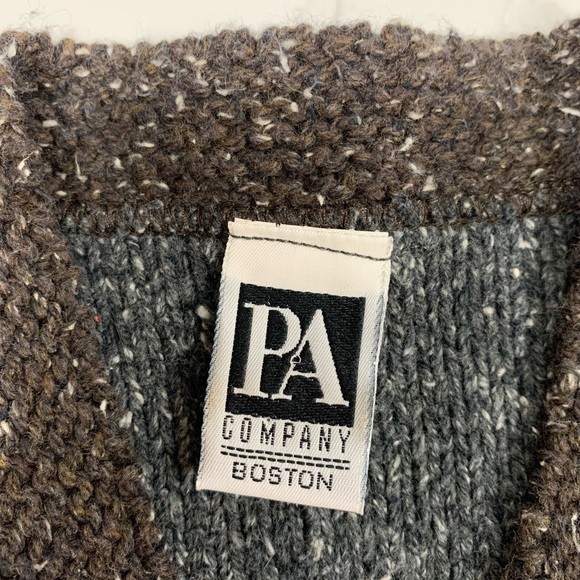 Academia Sweater Vest Button up V Neck Small/Medium PA Company Boston Lagenlook - Picture 3 of 8